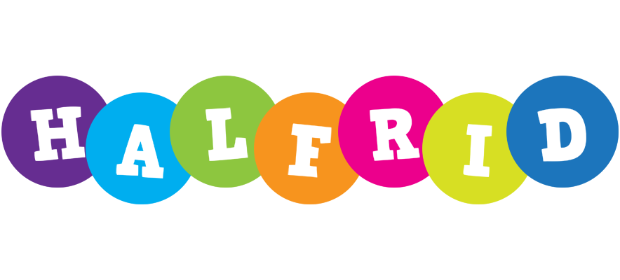 Halfrid happy logo