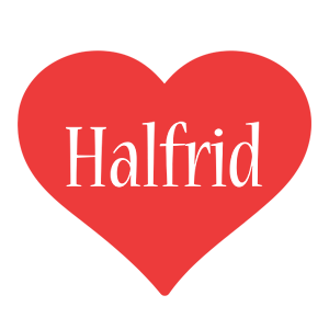 Halfrid love logo