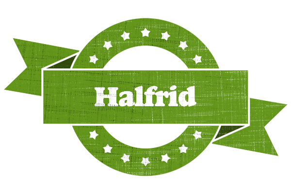 Halfrid natural logo