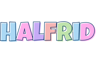 Halfrid pastel logo