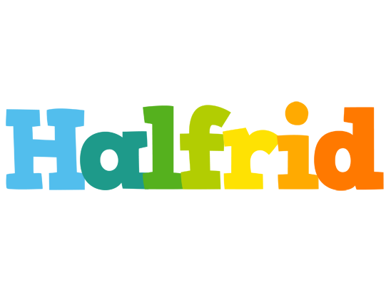 Halfrid rainbows logo