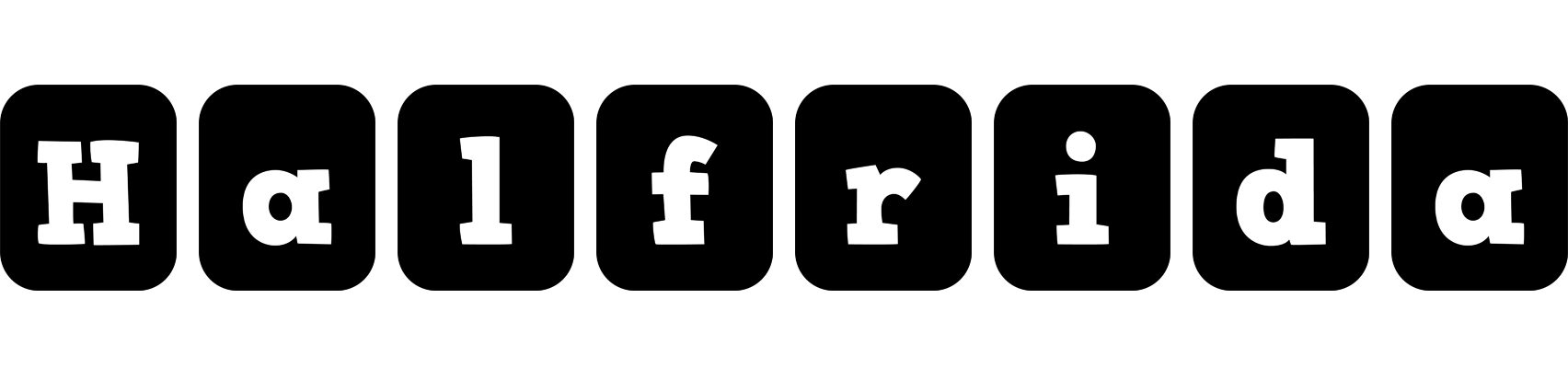 Halfrida box logo