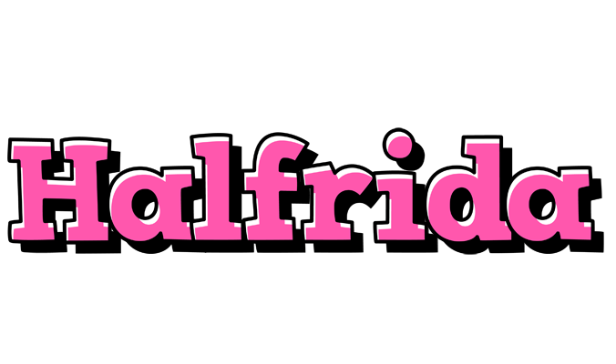 Halfrida girlish logo