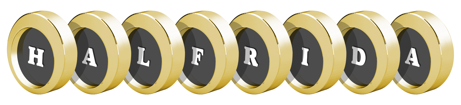 Halfrida gold logo