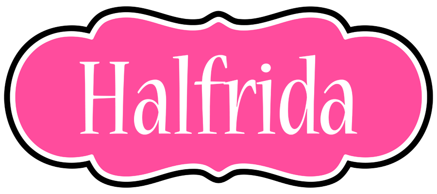 Halfrida invitation logo