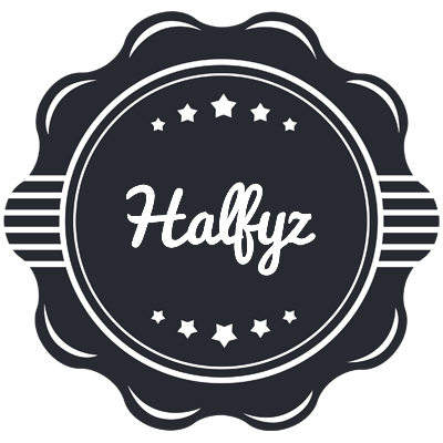 Halfyz badge logo