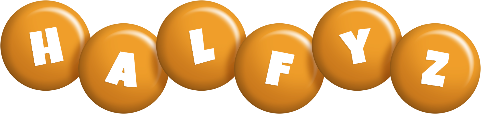 Halfyz candy-orange logo