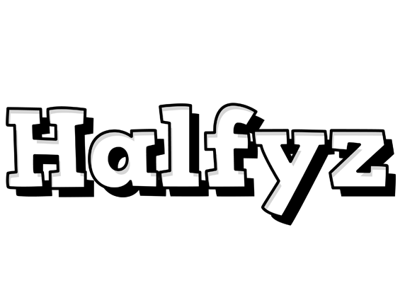 Halfyz snowing logo