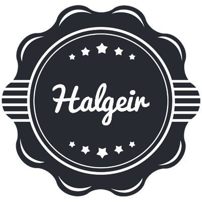 Halgeir badge logo