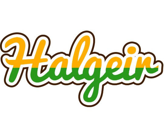 Halgeir banana logo