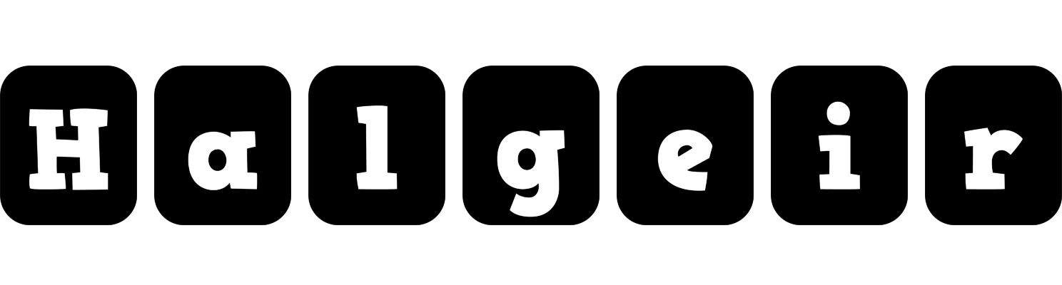 Halgeir box logo