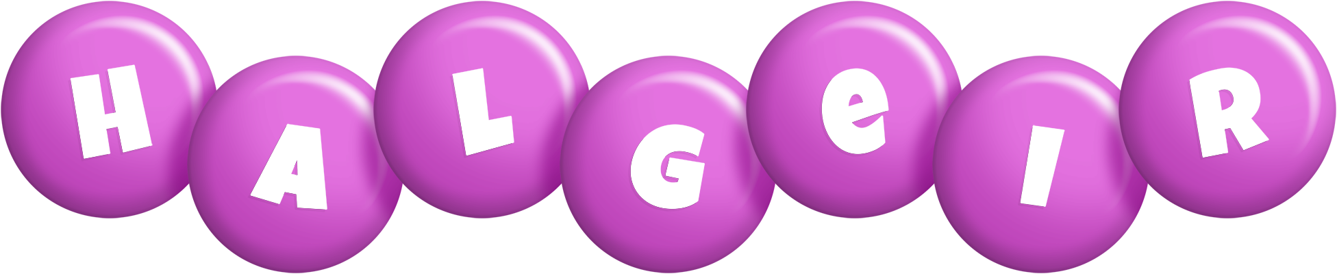 Halgeir candy-purple logo