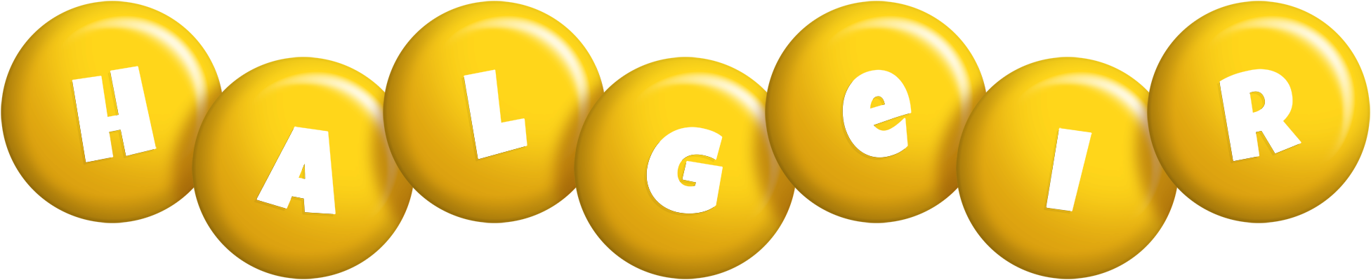 Halgeir candy-yellow logo