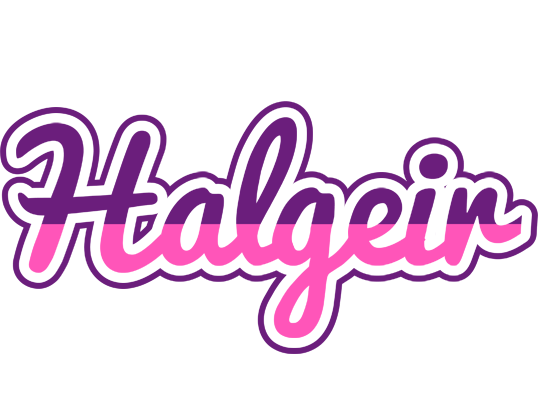 Halgeir cheerful logo