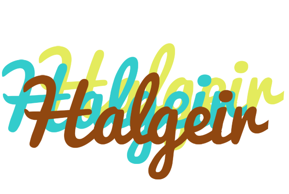 Halgeir cupcake logo