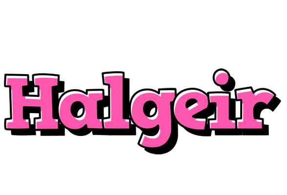 Halgeir girlish logo
