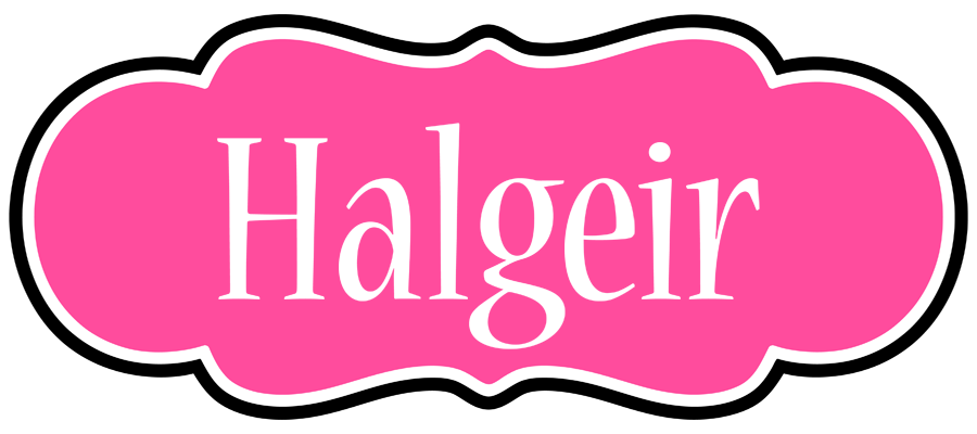 Halgeir invitation logo