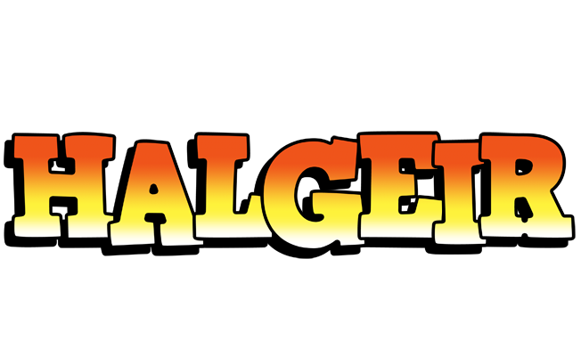 Halgeir sunset logo