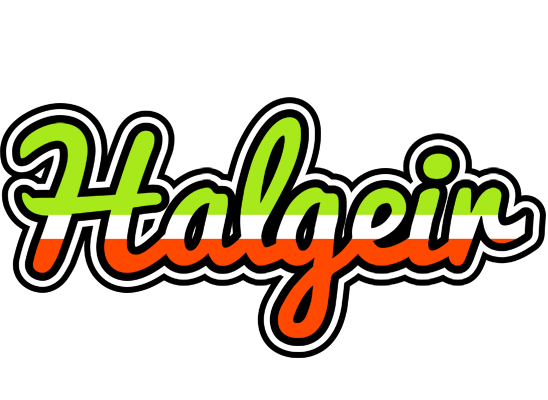 Halgeir superfun logo