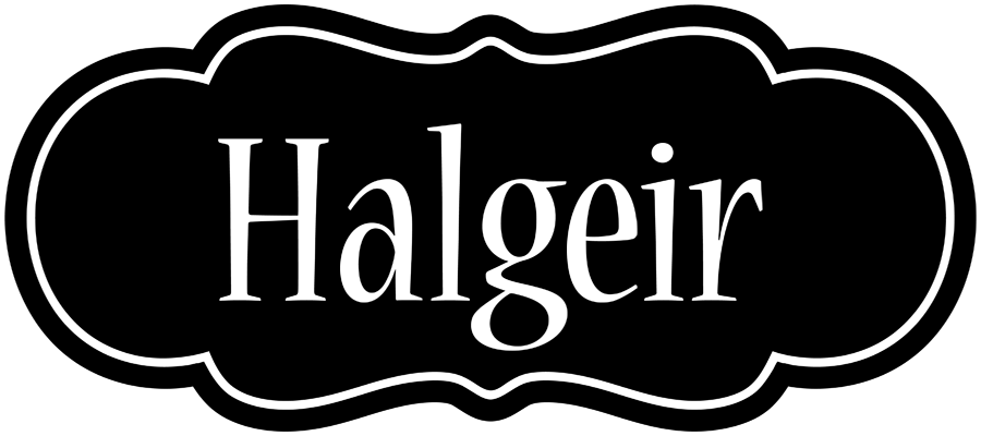 Halgeir welcome logo