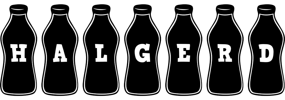 Halgerd bottle logo