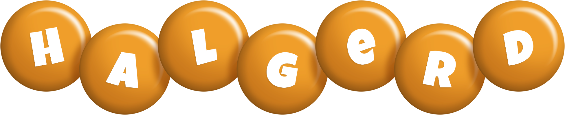Halgerd candy-orange logo