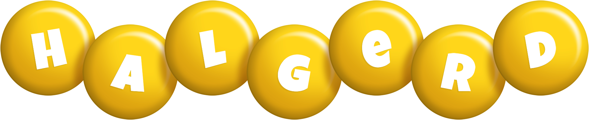 Halgerd candy-yellow logo