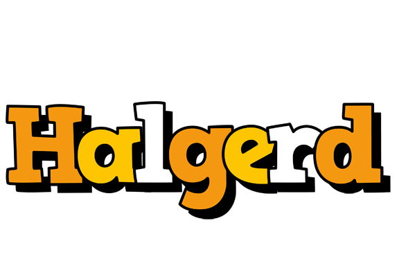 Halgerd cartoon logo