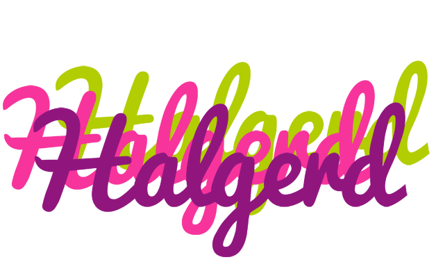 Halgerd flowers logo