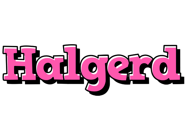 Halgerd girlish logo
