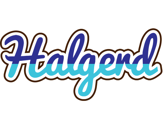 Halgerd raining logo