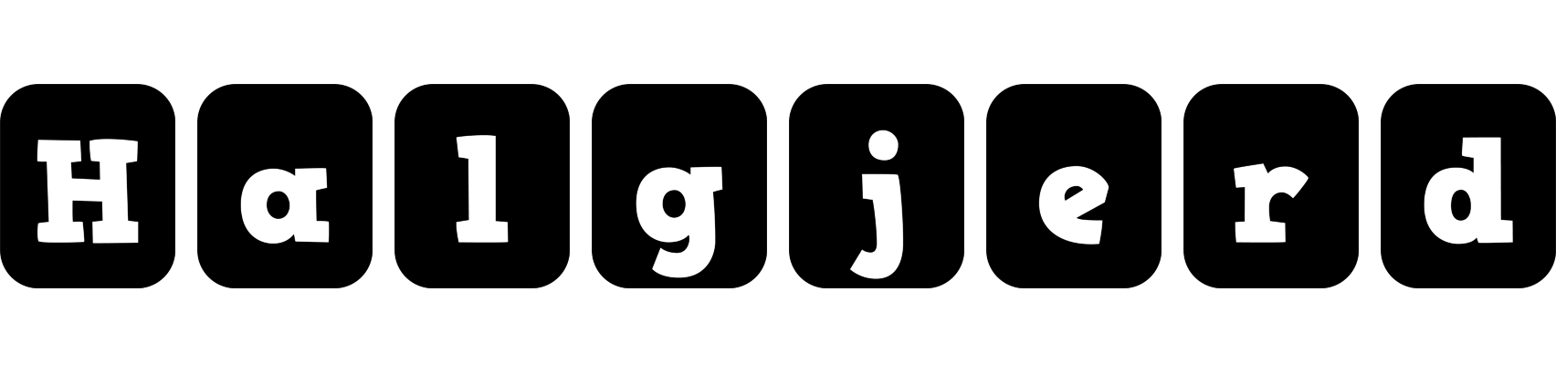 Halgjerd box logo