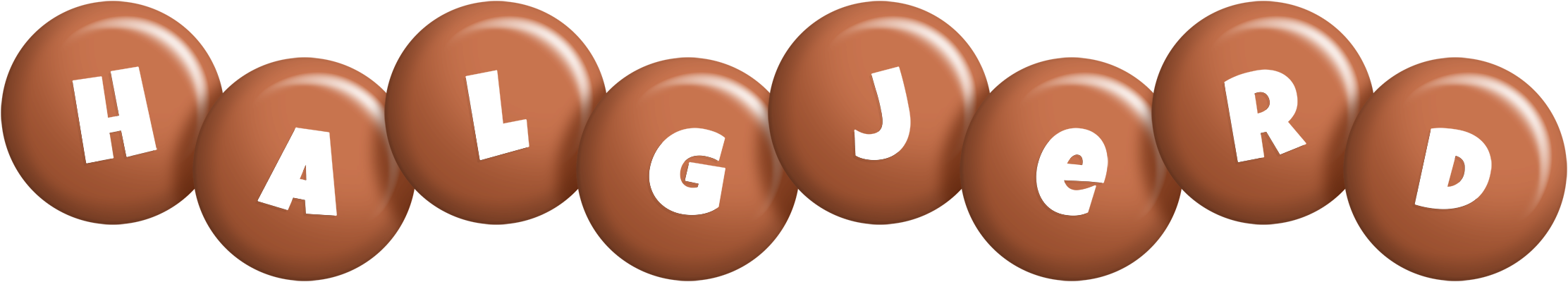 Halgjerd candy-brown logo