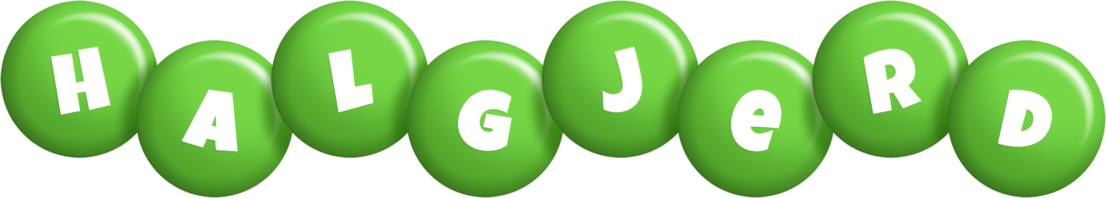 Halgjerd candy-green logo