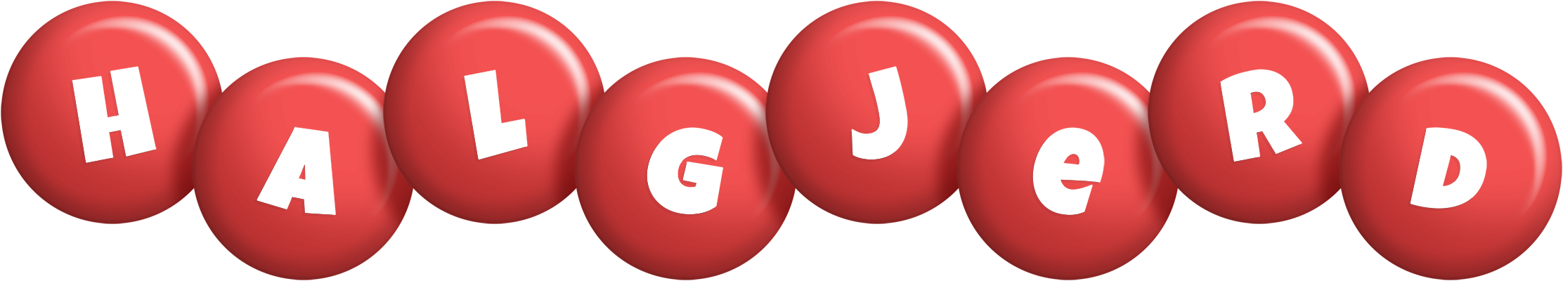 Halgjerd candy-red logo