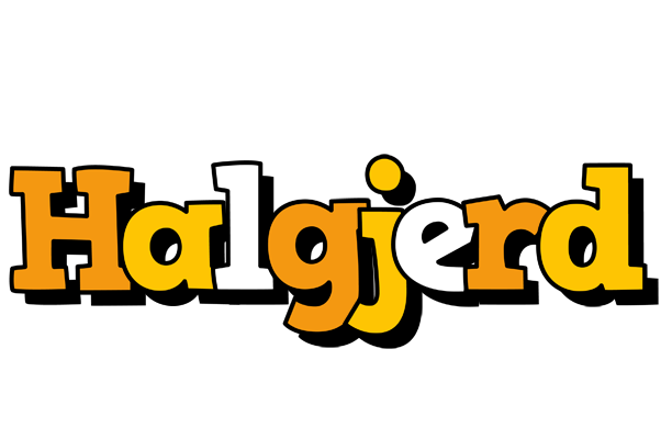 Halgjerd cartoon logo
