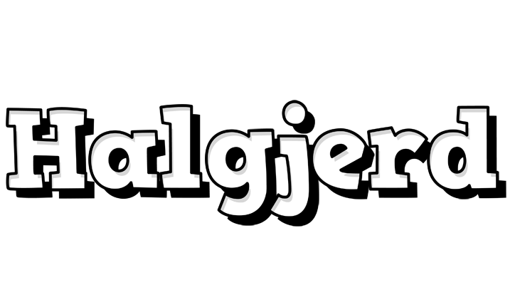 Halgjerd snowing logo