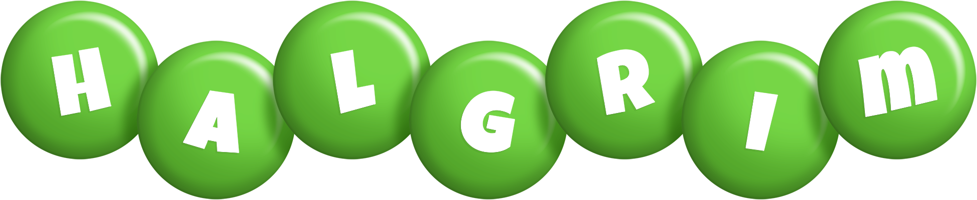 Halgrim candy-green logo