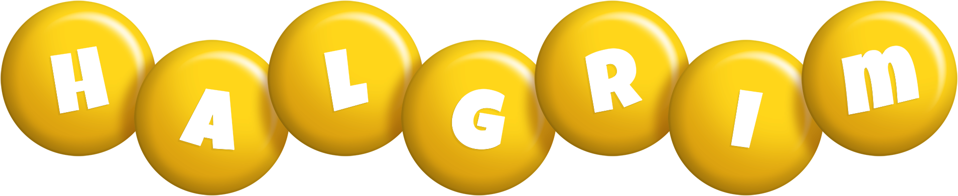 Halgrim candy-yellow logo