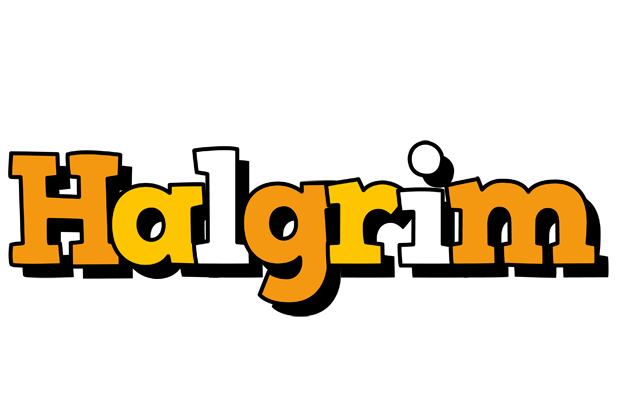 Halgrim cartoon logo