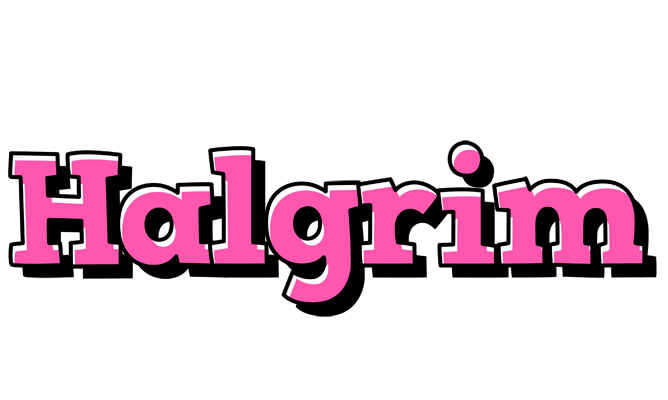 Halgrim girlish logo
