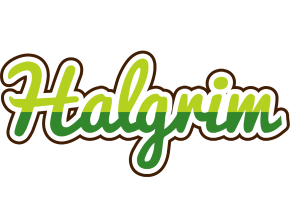 Halgrim golfing logo