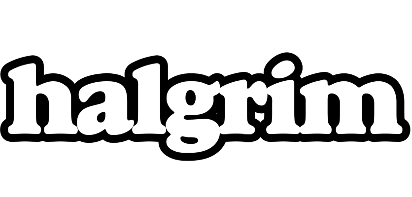 Halgrim panda logo
