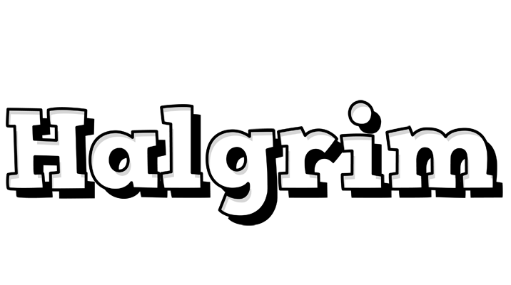 Halgrim snowing logo