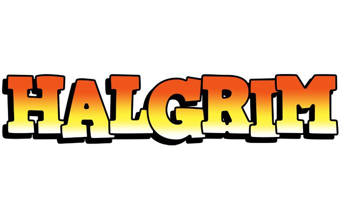 Halgrim sunset logo