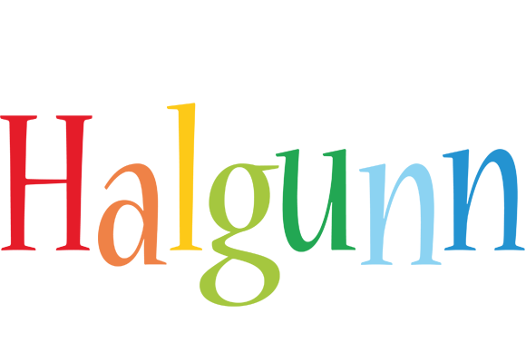 Halgunn birthday logo