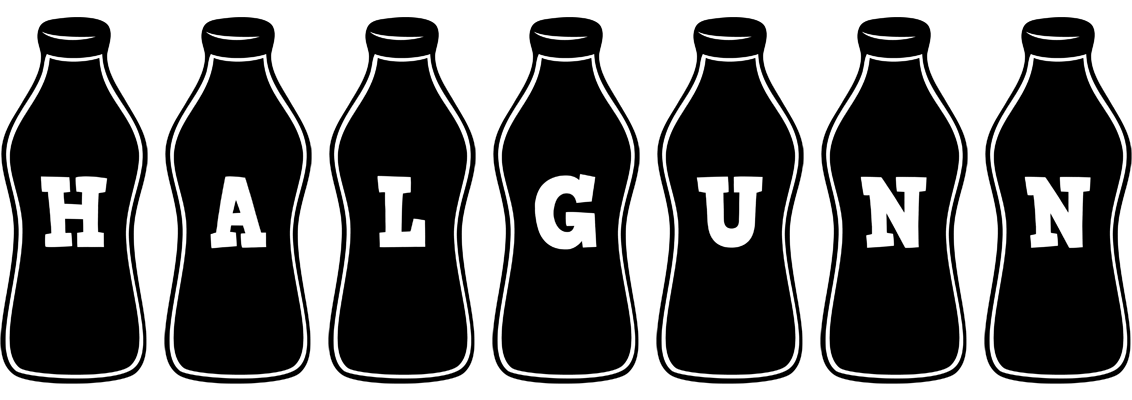 Halgunn bottle logo