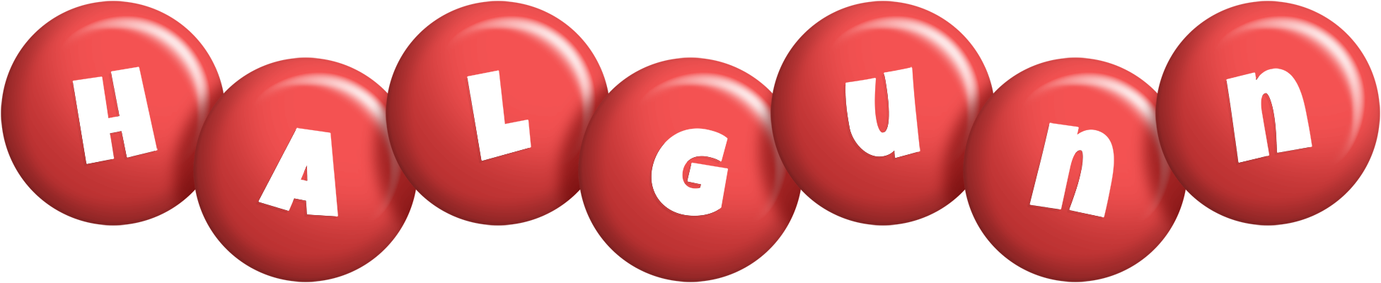 Halgunn candy-red logo