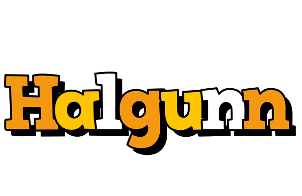 Halgunn cartoon logo