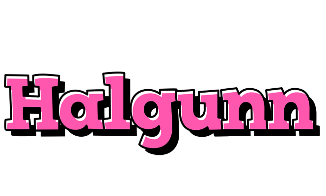 Halgunn girlish logo